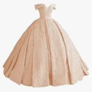 Sequin ball gown